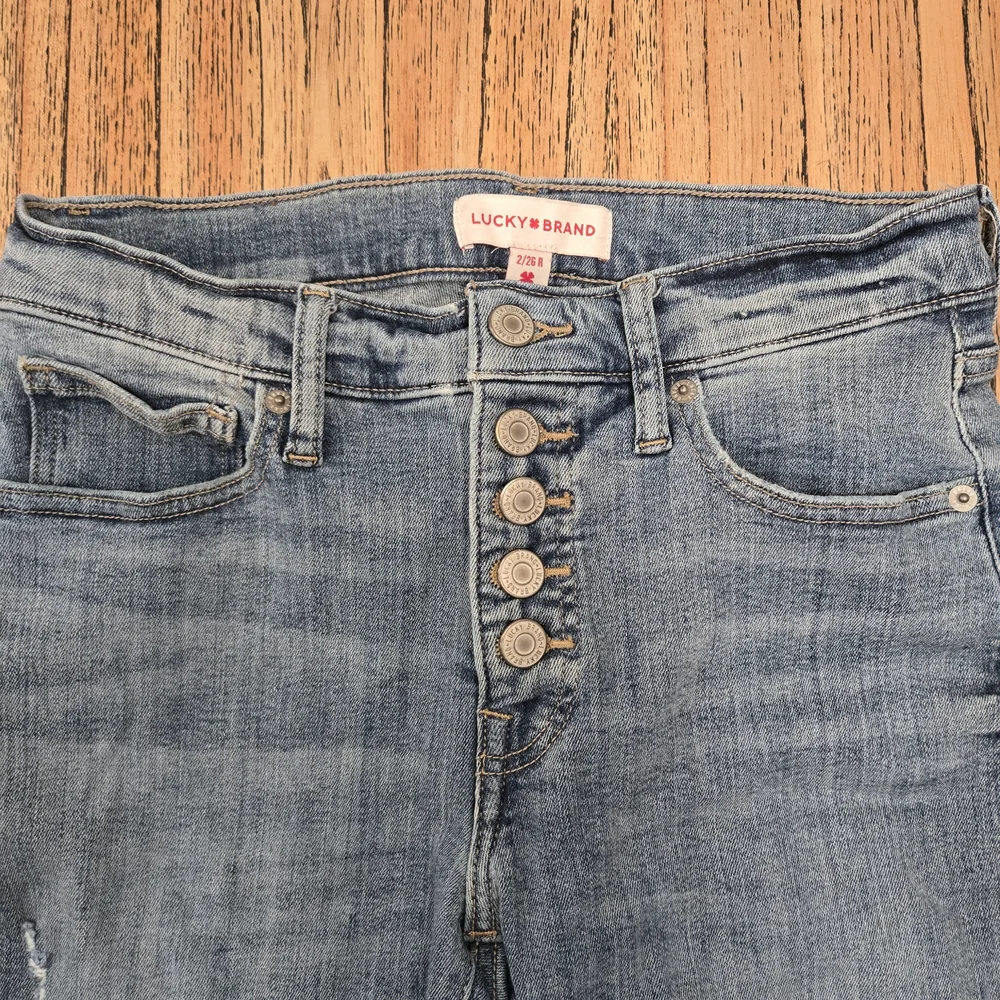 Lucky Brand Jeans Womens 2/26R  Blue Denim High‎ Rise Skinny